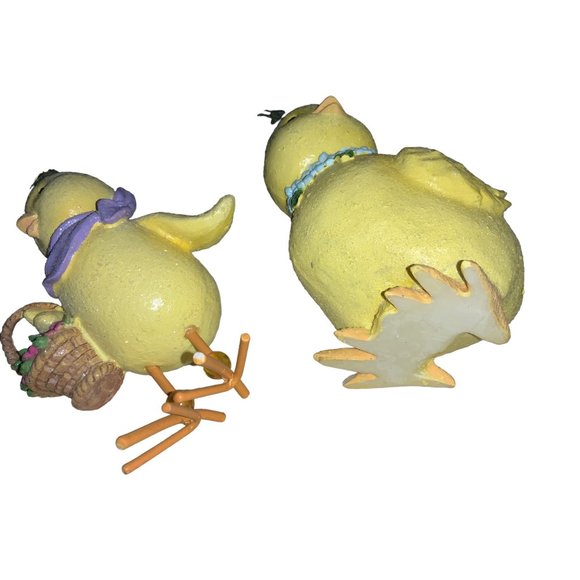 Easter Yellow Chicken Figures - Picture 13 of 13